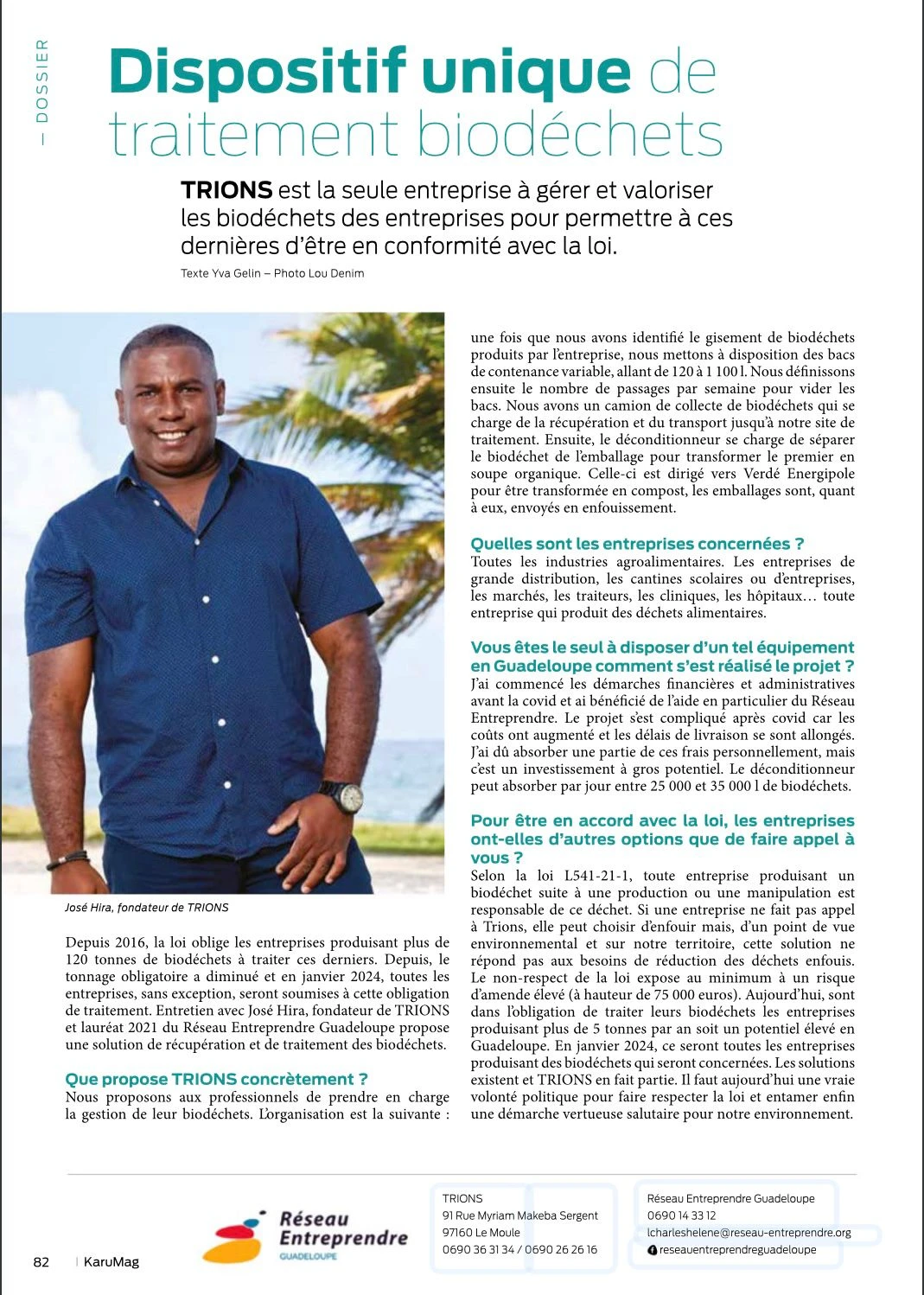 KaruMag met en lumière le dispositif de traitement des biodéchets de TRIONS