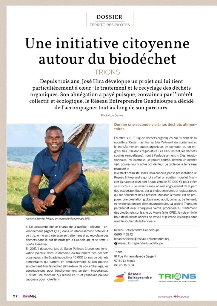 TRIONS dans EWAG : l’histoire d’une initiative citoyenne devenue une solution pour la Guadeloupe